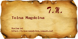 Tolna Magdolna névjegykártya